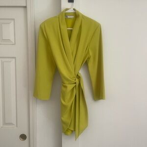 Zara blazer style wrap mini dress